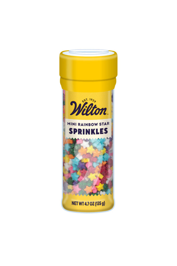 Sprinkles Mini Estrellas Arcoíris Wilton 135 GR