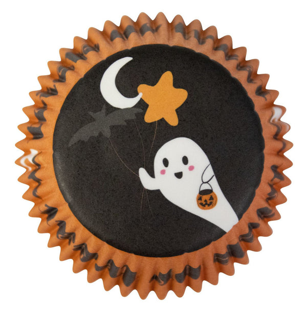 Cápsulas Halloween Fantasma Wilton 24u