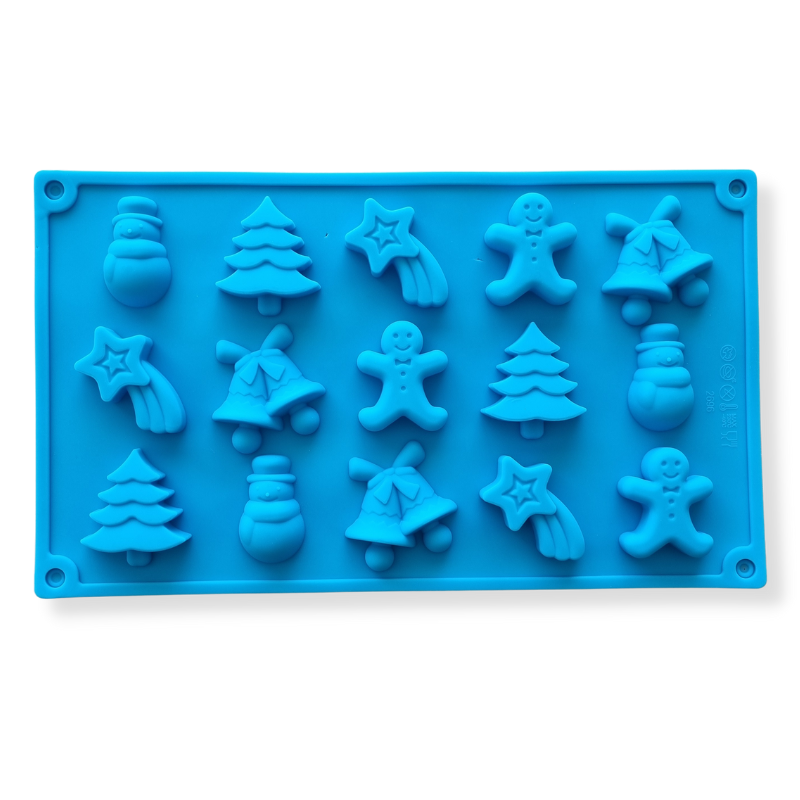 Molde Silicona Navideño